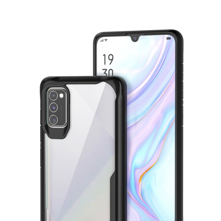 For Google Pixel 4A Transparent PC + TPU Full Coverage Shockproof Protective Case