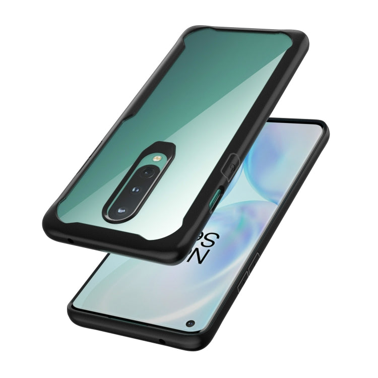 For OnePlus 8  Transparent PC + TPU Full Coverage Shockproof Protective Case