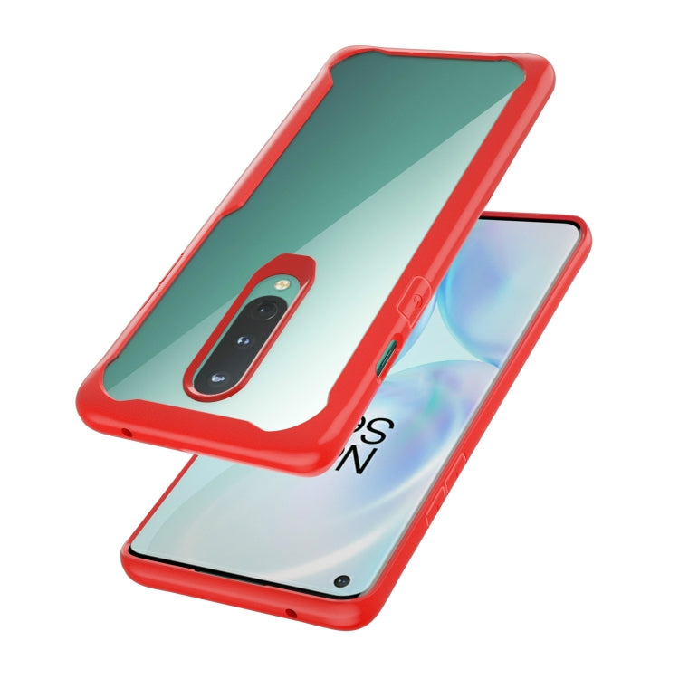 For OnePlus 8  Transparent PC + TPU Full Coverage Shockproof Protective Case