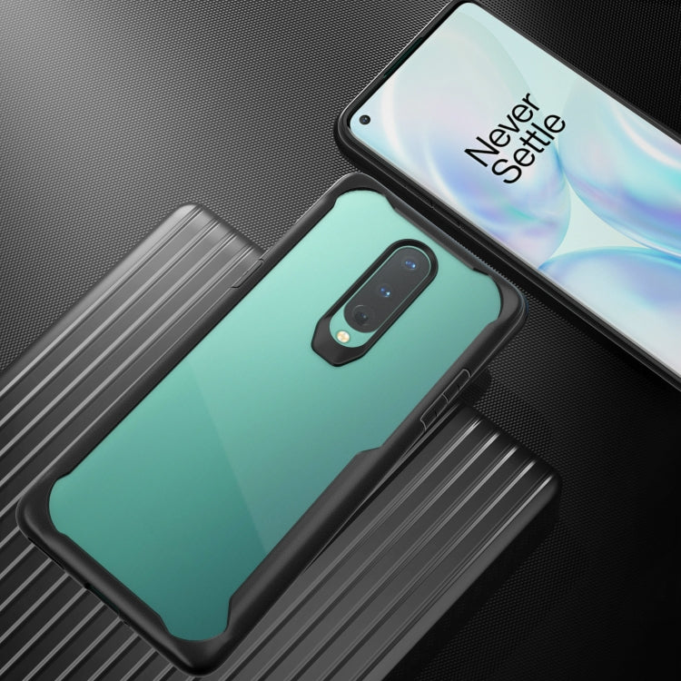 For OnePlus 8  Transparent PC + TPU Full Coverage Shockproof Protective Case