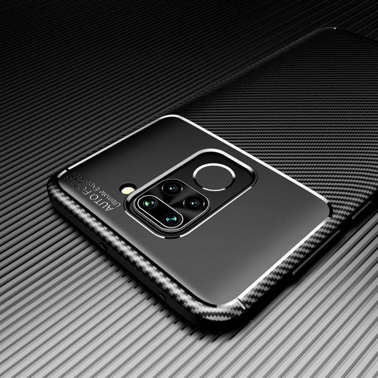 For Xiaomi Redmi Note9  Carbon Fiber Texture Shockproof TPU Case