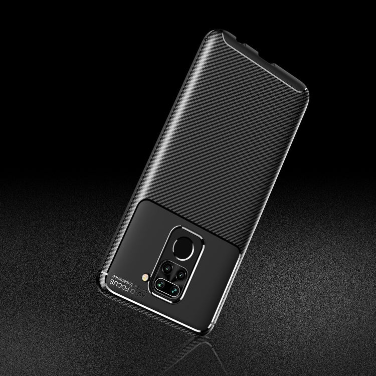For Xiaomi Redmi Note9  Carbon Fiber Texture Shockproof TPU Case