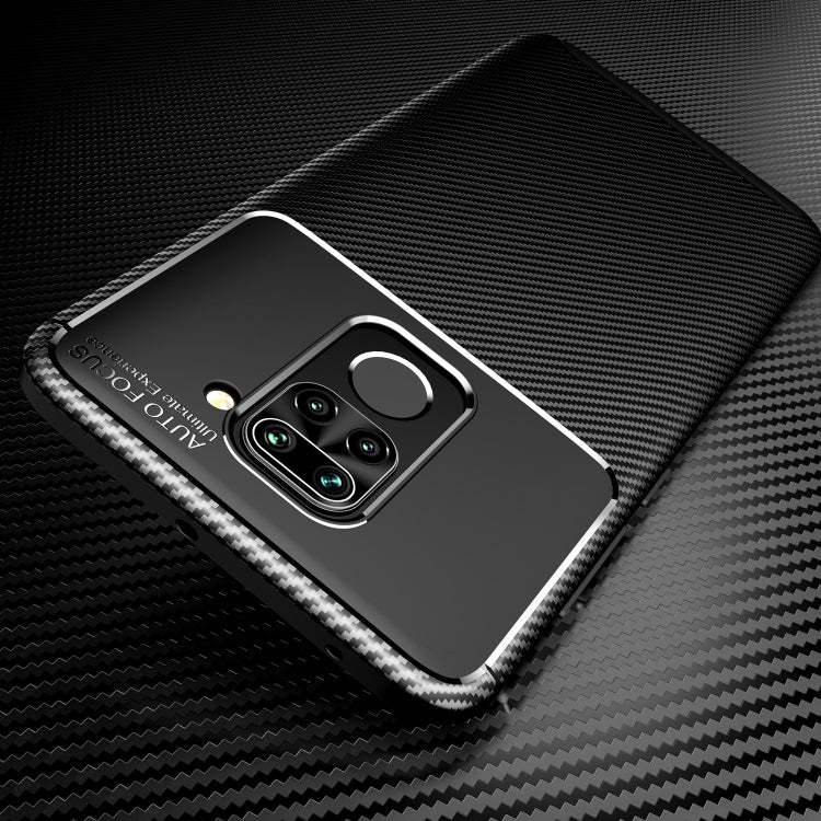 For Xiaomi Redmi Note9  Carbon Fiber Texture Shockproof TPU Case