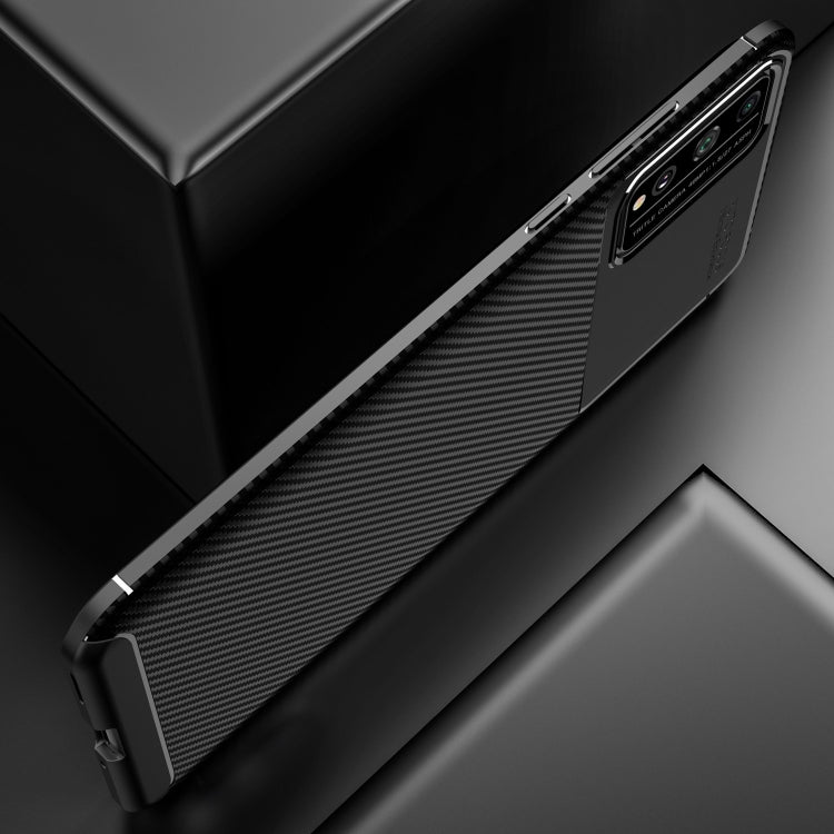 For Huawei Honor Play 4T Pro Carbon Fiber Texture Shockproof TPU Case