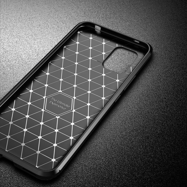 For Xiaomi Mi 10 Lite 5G Carbon Fiber Texture Shockproof TPU Case