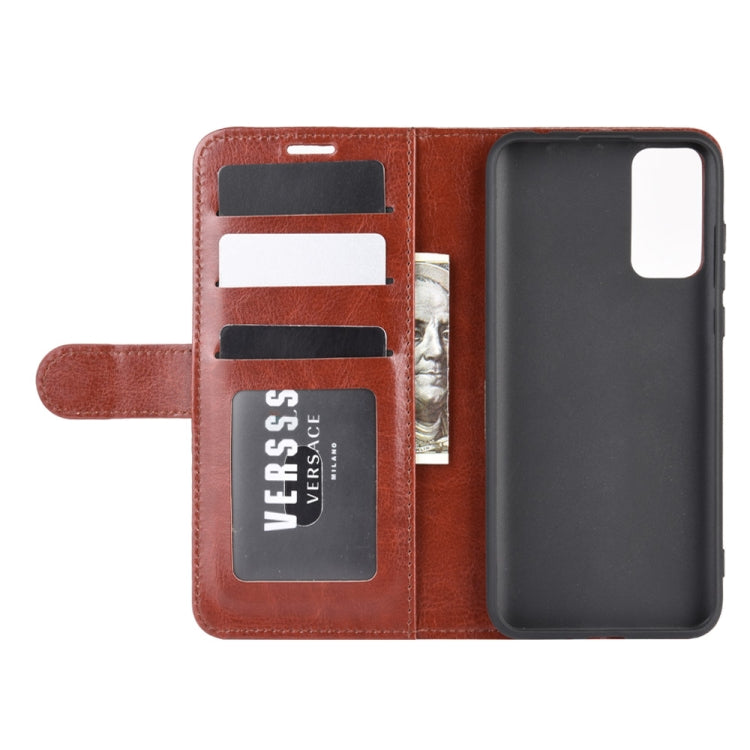 For Huawei Honor Play 4T Pro R64 Texture Single Horizontal Flip Protective Case with Holder & Card Slots & Wallet& Photo Frame