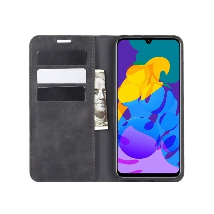 For Huawei Honor Play 4T Pro Retro-skin Business Magnetic Suction Leather Case with Holder & Card Slots & Wallet