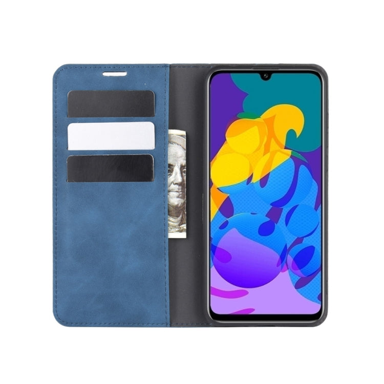 For Huawei Honor Play 4T Pro Retro-skin Business Magnetic Suction Leather Case with Holder & Card Slots & Wallet