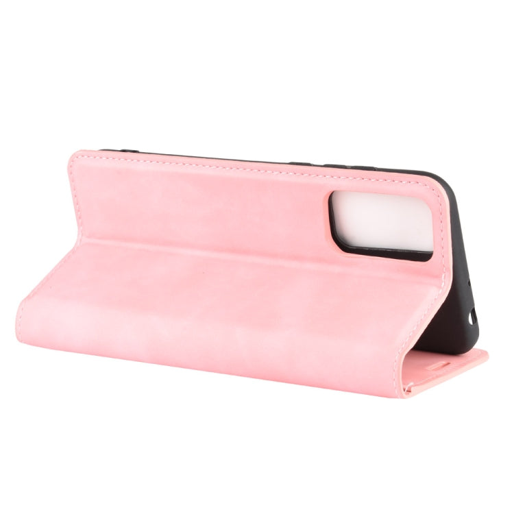 For Huawei Honor Play 4T Pro Retro-skin Business Magnetic Suction Leather Case with Holder & Card Slots & Wallet