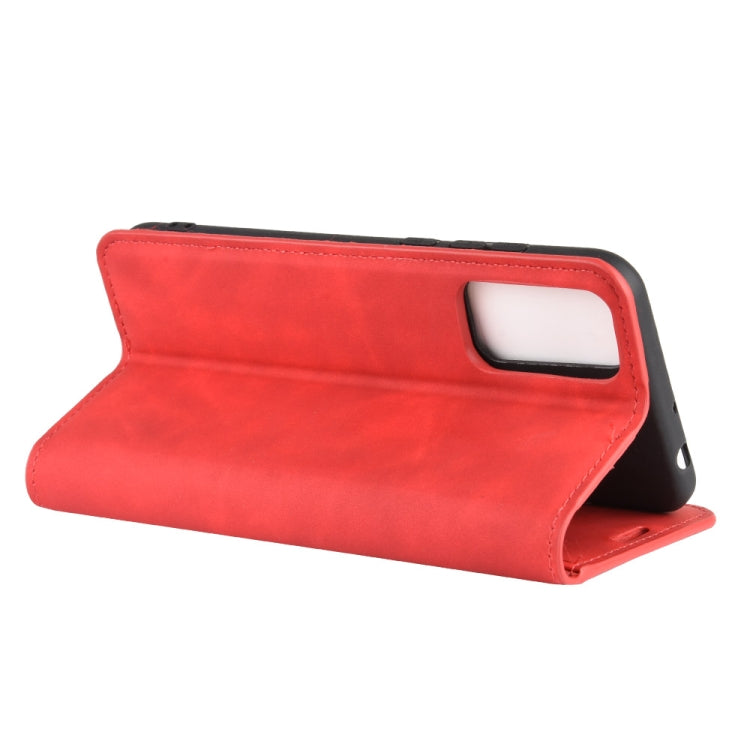 For Huawei Honor Play 4T Pro Retro-skin Business Magnetic Suction Leather Case with Holder & Card Slots & Wallet