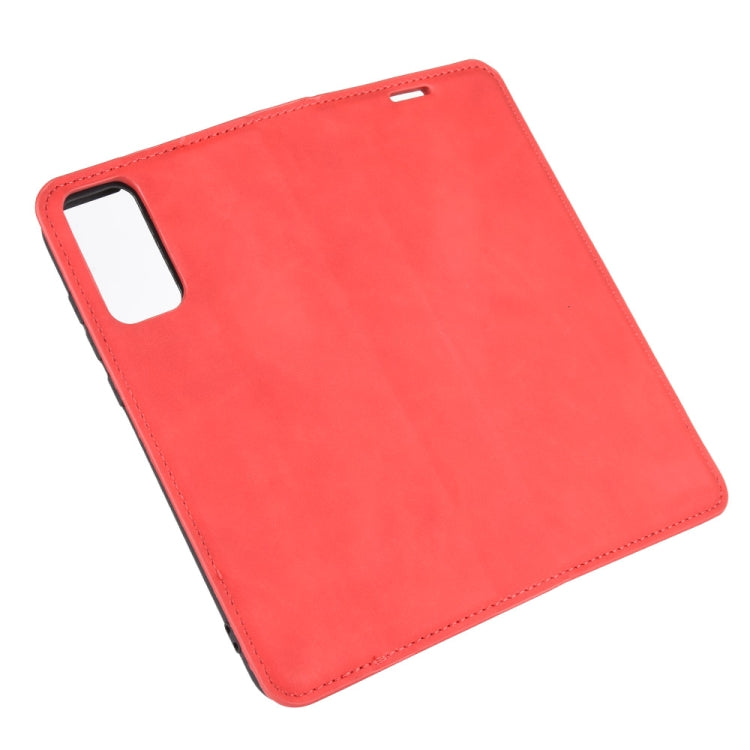 For Huawei Honor Play 4T Pro Retro-skin Business Magnetic Suction Leather Case with Holder & Card Slots & Wallet