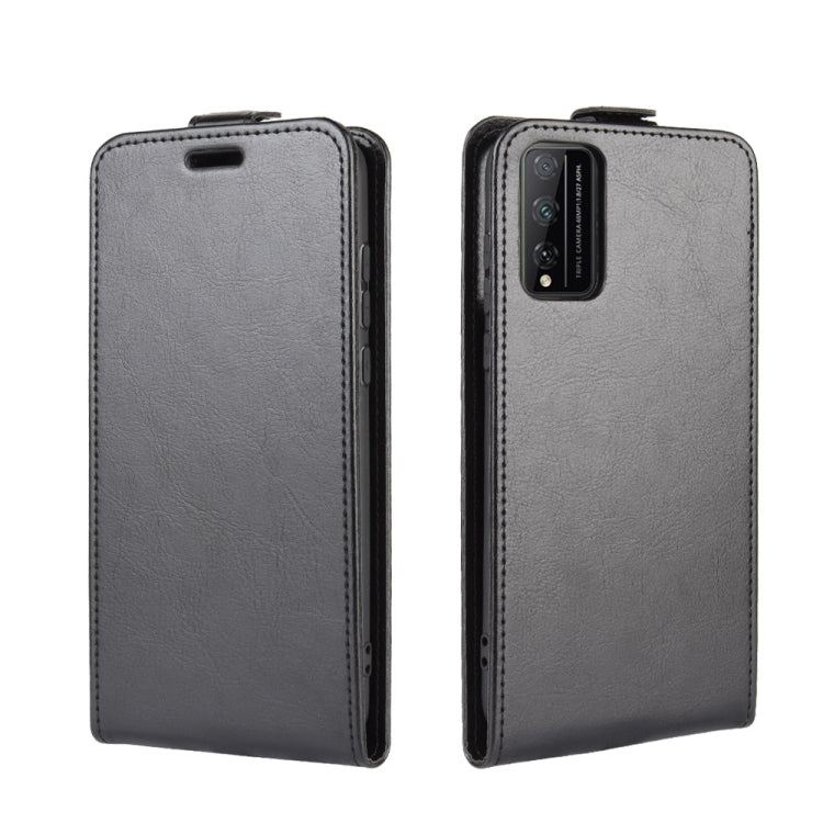 For Huawei Honor Play 4T Pro R64 Texture Single Vertical Flip Leather Protective Case with Card Slots & Photo Frame