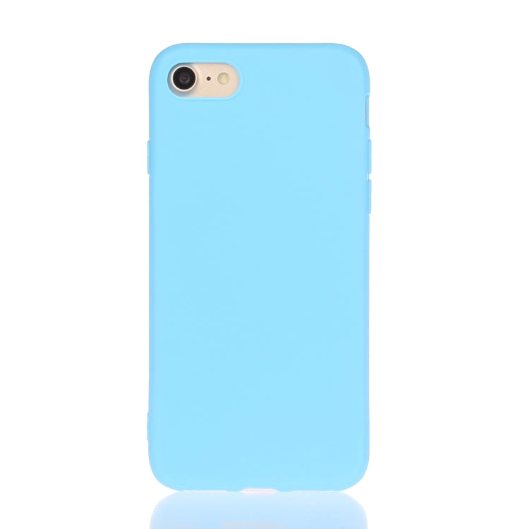 For iPhone SE 2022 / SE 2020 Solid Color Frosted TPU Phone Case