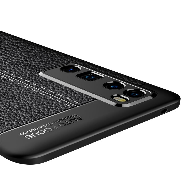 For Huawei Nova 7 Pro Litchi Texture TPU Shockproof Case