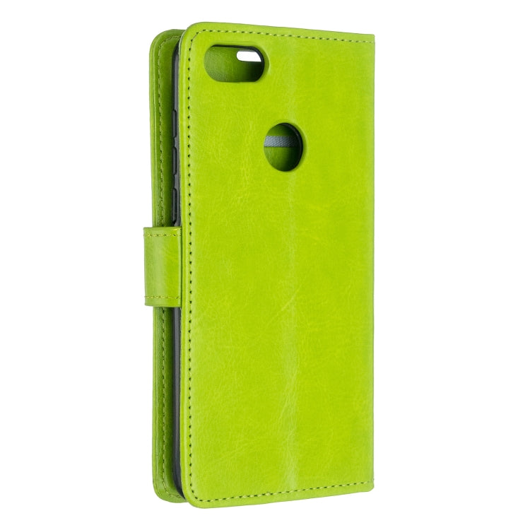 For Moto E6 Play Crazy Horse Texture Horizontal Flip Leather Case with Holder & Card Slots & Wallet & Photo Frame