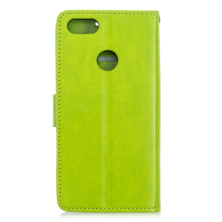 For Moto E6 Play Crazy Horse Texture Horizontal Flip Leather Case with Holder & Card Slots & Wallet & Photo Frame