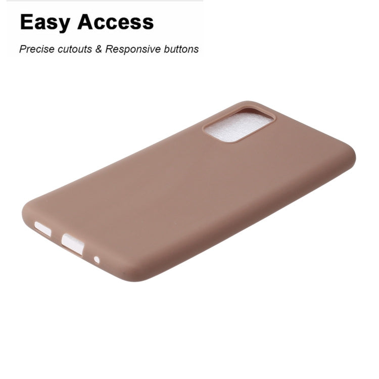 For Galaxy S20 Plus Solid Color Frosted TPU  Phone Case
