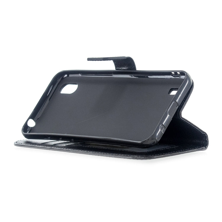 For ZTE Blade A7 2019 Crazy Horse Texture Horizontal Flip Leather Case with Holder & Card Slots & Wallet & Photo Frame