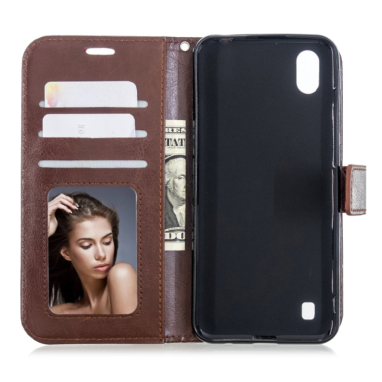 For ZTE Blade A7 2019 Crazy Horse Texture Horizontal Flip Leather Case with Holder & Card Slots & Wallet & Photo Frame