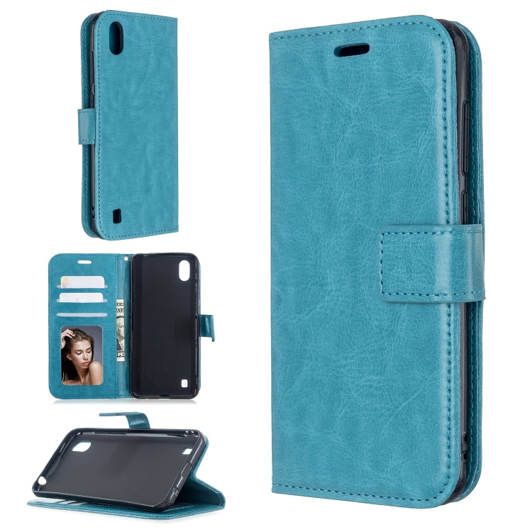 For ZTE Blade A7 2019 Crazy Horse Texture Horizontal Flip Leather Case with Holder & Card Slots & Wallet & Photo Frame