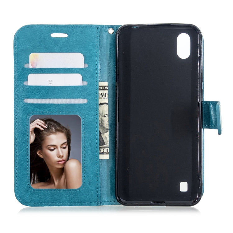 For ZTE Blade A7 2019 Crazy Horse Texture Horizontal Flip Leather Case with Holder & Card Slots & Wallet & Photo Frame