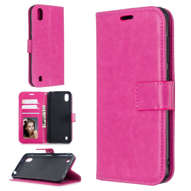 For ZTE Blade A7 2019 Crazy Horse Texture Horizontal Flip Leather Case with Holder & Card Slots & Wallet & Photo Frame