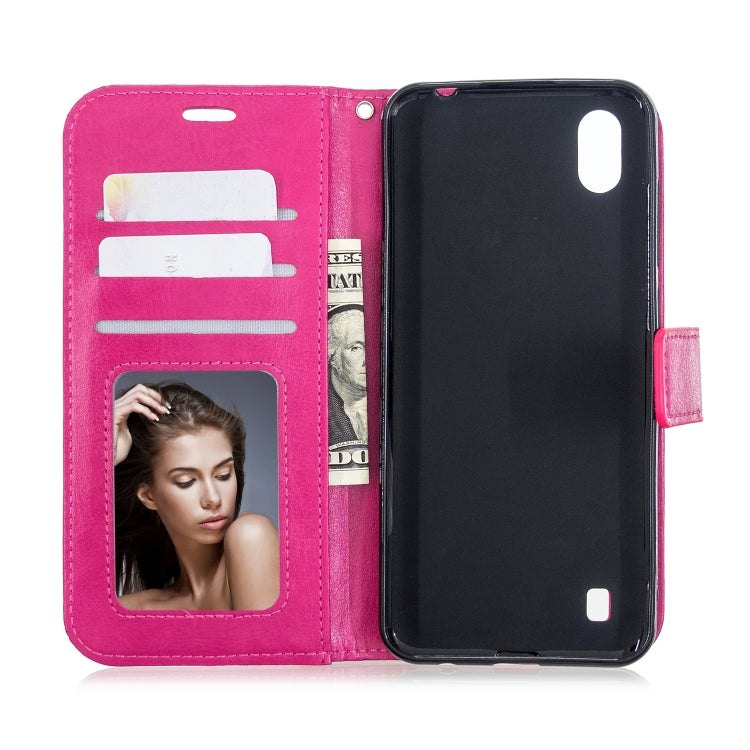 For ZTE Blade A7 2019 Crazy Horse Texture Horizontal Flip Leather Case with Holder & Card Slots & Wallet & Photo Frame