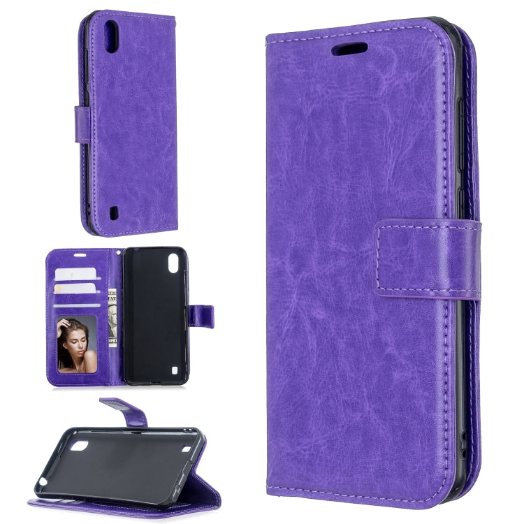 For ZTE Blade A7 2019 Crazy Horse Texture Horizontal Flip Leather Case with Holder & Card Slots & Wallet & Photo Frame