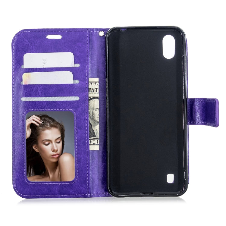 For ZTE Blade A7 2019 Crazy Horse Texture Horizontal Flip Leather Case with Holder & Card Slots & Wallet & Photo Frame