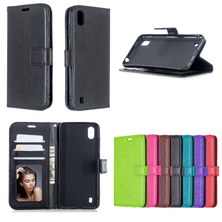 For ZTE Blade A7 2019 Crazy Horse Texture Horizontal Flip Leather Case with Holder & Card Slots & Wallet & Photo Frame
