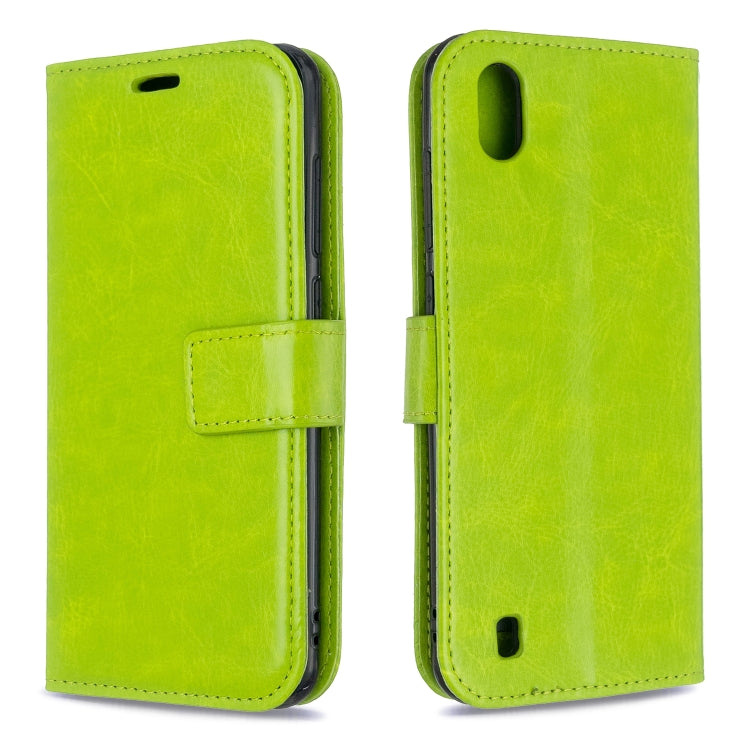 For ZTE Blade A7 2019 Crazy Horse Texture Horizontal Flip Leather Case with Holder & Card Slots & Wallet & Photo Frame