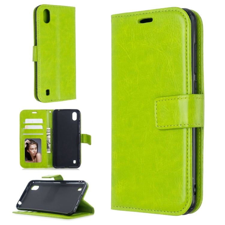 For ZTE Blade A7 2019 Crazy Horse Texture Horizontal Flip Leather Case with Holder & Card Slots & Wallet & Photo Frame