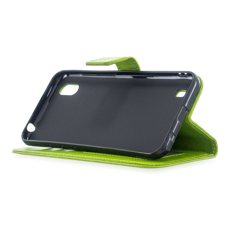 For ZTE Blade A7 2019 Crazy Horse Texture Horizontal Flip Leather Case with Holder & Card Slots & Wallet & Photo Frame