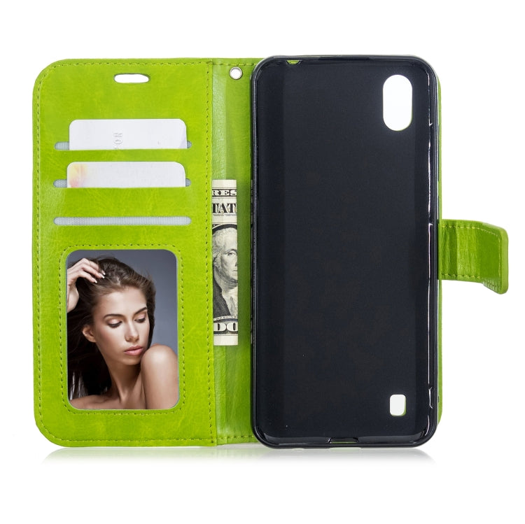 For ZTE Blade A7 2019 Crazy Horse Texture Horizontal Flip Leather Case with Holder & Card Slots & Wallet & Photo Frame