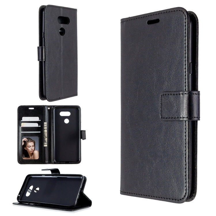 For LG K40S Crazy Horse Texture Horizontal Flip Leather Case with Holder & Card Slots & Wallet & Photo Frame