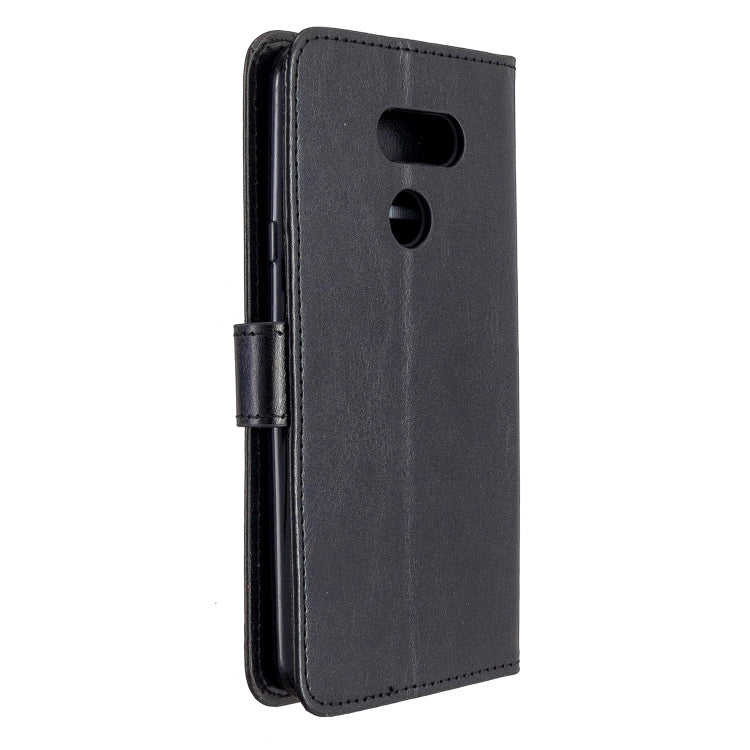 For LG K40S Crazy Horse Texture Horizontal Flip Leather Case with Holder & Card Slots & Wallet & Photo Frame