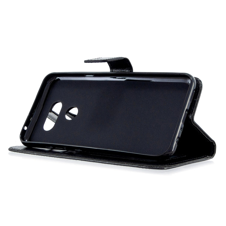 For LG K40S Crazy Horse Texture Horizontal Flip Leather Case with Holder & Card Slots & Wallet & Photo Frame