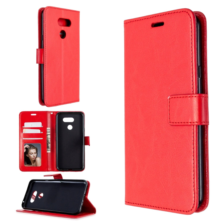 For LG K40S Crazy Horse Texture Horizontal Flip Leather Case with Holder & Card Slots & Wallet & Photo Frame