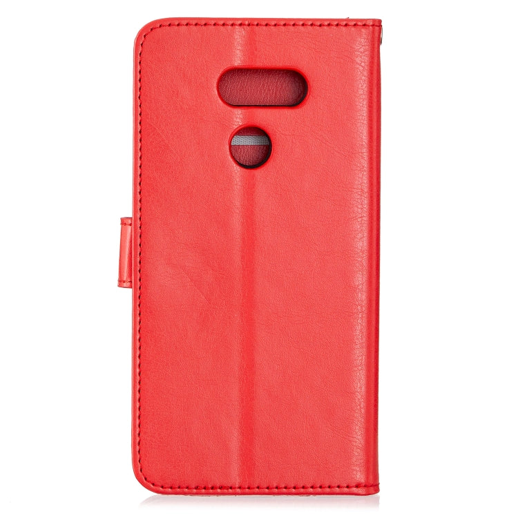 For LG K40S Crazy Horse Texture Horizontal Flip Leather Case with Holder & Card Slots & Wallet & Photo Frame