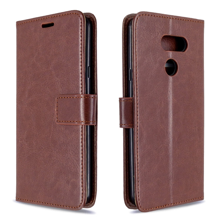 For LG K40S Crazy Horse Texture Horizontal Flip Leather Case with Holder & Card Slots & Wallet & Photo Frame