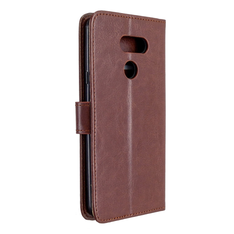For LG K40S Crazy Horse Texture Horizontal Flip Leather Case with Holder & Card Slots & Wallet & Photo Frame