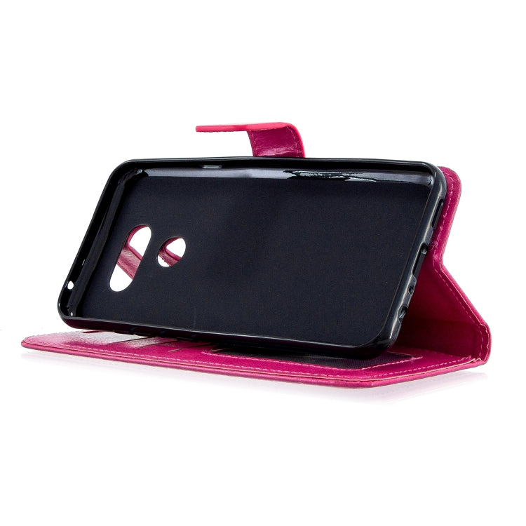 For LG K40S Crazy Horse Texture Horizontal Flip Leather Case with Holder & Card Slots & Wallet & Photo Frame