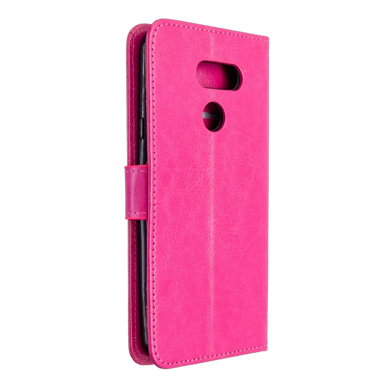 For LG K40S Crazy Horse Texture Horizontal Flip Leather Case with Holder & Card Slots & Wallet & Photo Frame