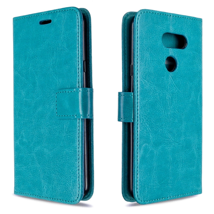 For LG K40S Crazy Horse Texture Horizontal Flip Leather Case with Holder & Card Slots & Wallet & Photo Frame