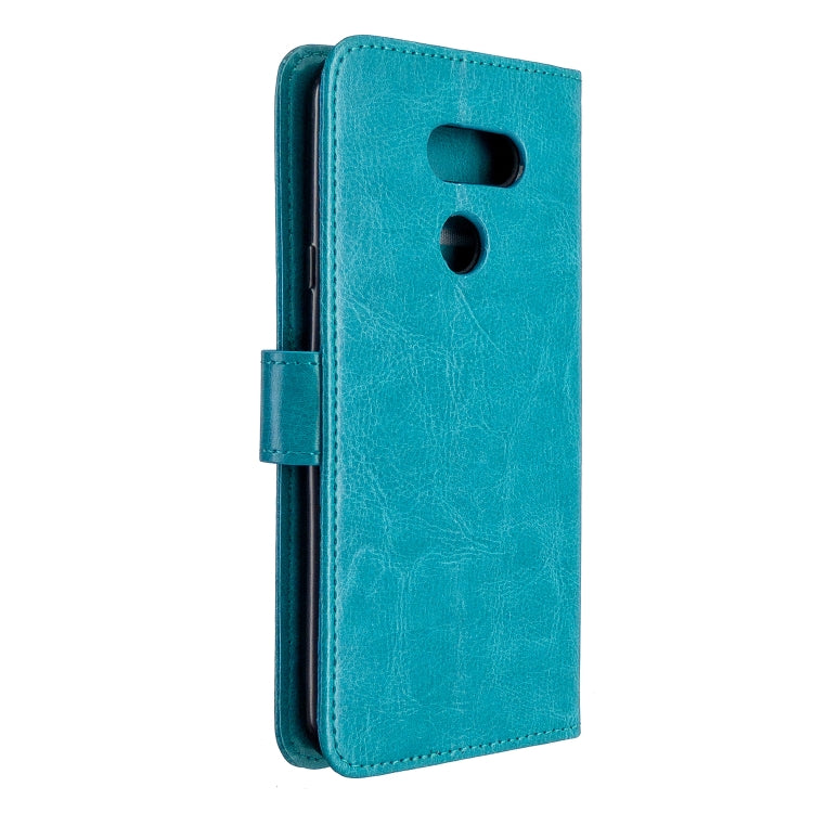 For LG K40S Crazy Horse Texture Horizontal Flip Leather Case with Holder & Card Slots & Wallet & Photo Frame