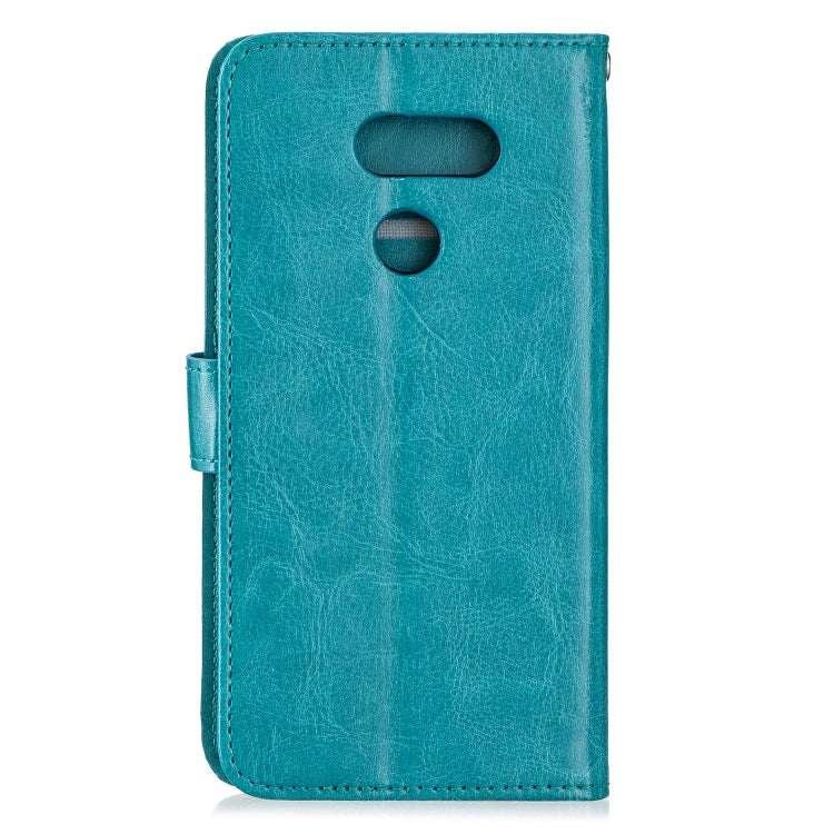 For LG K40S Crazy Horse Texture Horizontal Flip Leather Case with Holder & Card Slots & Wallet & Photo Frame