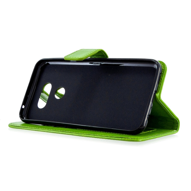 For LG K40S Crazy Horse Texture Horizontal Flip Leather Case with Holder & Card Slots & Wallet & Photo Frame