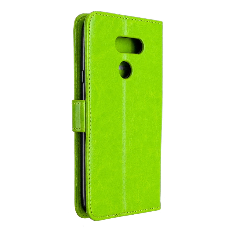 For LG K40S Crazy Horse Texture Horizontal Flip Leather Case with Holder & Card Slots & Wallet & Photo Frame