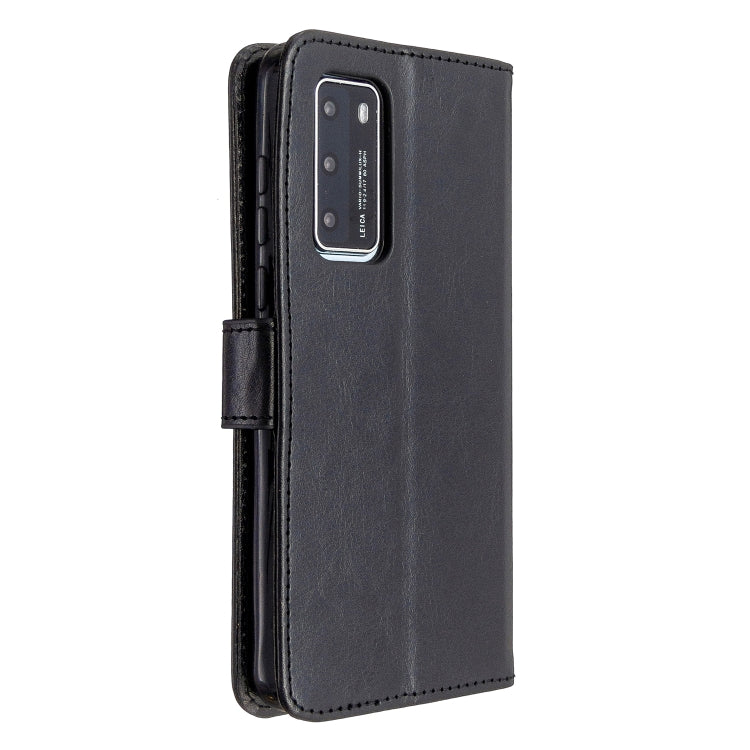 For Huawei P40 Crazy Horse Texture Horizontal Flip Leather Case with Holder & Card Slots & Wallet & Photo Frame