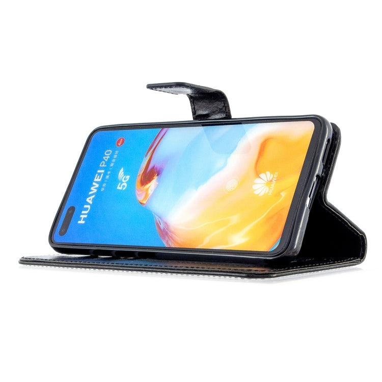 For Huawei P40 Crazy Horse Texture Horizontal Flip Leather Case with Holder & Card Slots & Wallet & Photo Frame